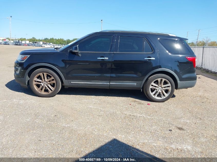 2016 Ford Explorer Limited VIN: 1FM5K7FH8GGD25742 Lot: 40557169