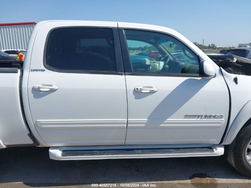 2006 Toyota Tundra Double Cab Limited VIN: 5TBDT48166S543588 Lot: 40557216