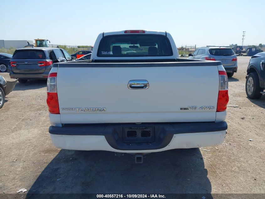 2006 Toyota Tundra Double Cab Limited VIN: 5TBDT48166S543588 Lot: 40557216