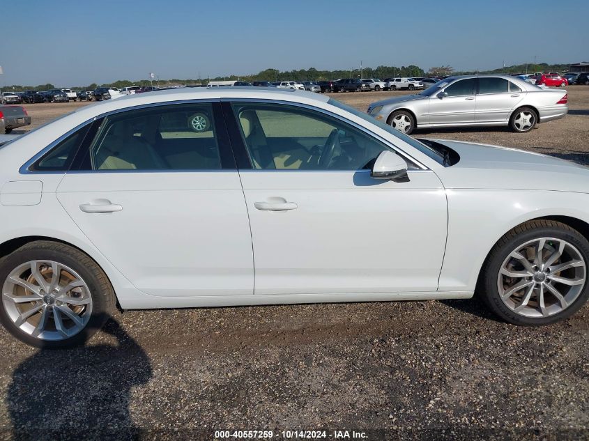 2019 AUDI A4 40 PREMIUM/40 TITANIUM PREMIUM - WAUGMAF43KN001200