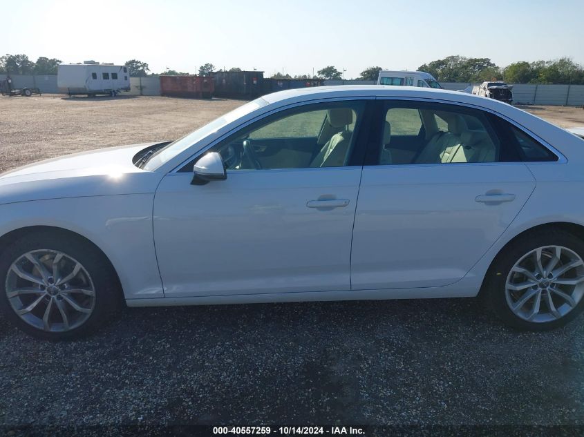 2019 AUDI A4 40 PREMIUM/40 TITANIUM PREMIUM - WAUGMAF43KN001200
