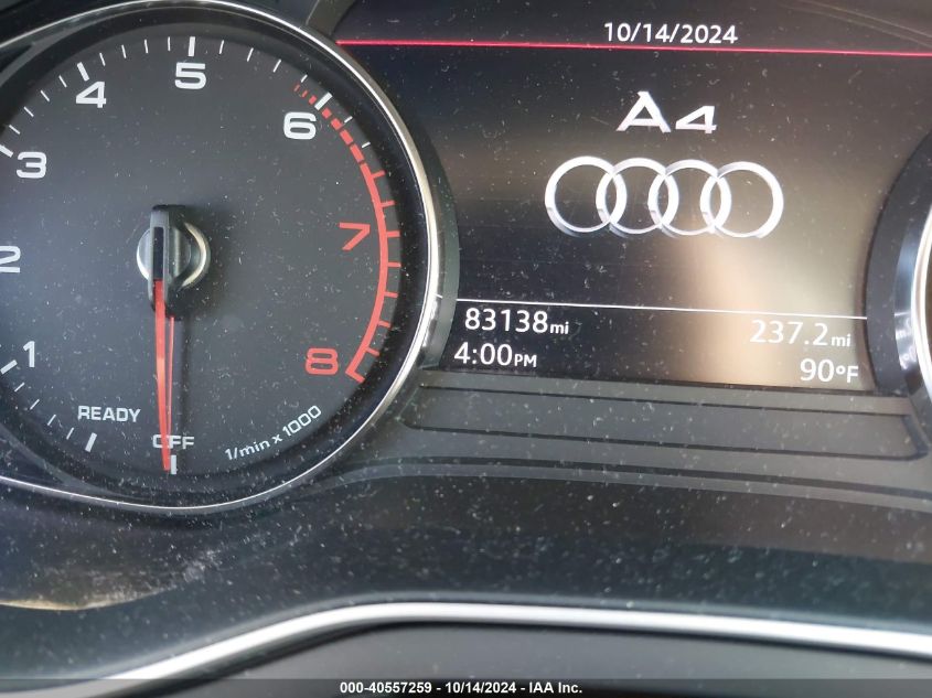2019 AUDI A4 40 PREMIUM/40 TITANIUM PREMIUM - WAUGMAF43KN001200