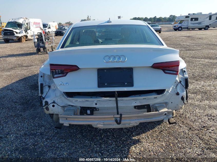 2019 AUDI A4 40 PREMIUM/40 TITANIUM PREMIUM - WAUGMAF43KN001200