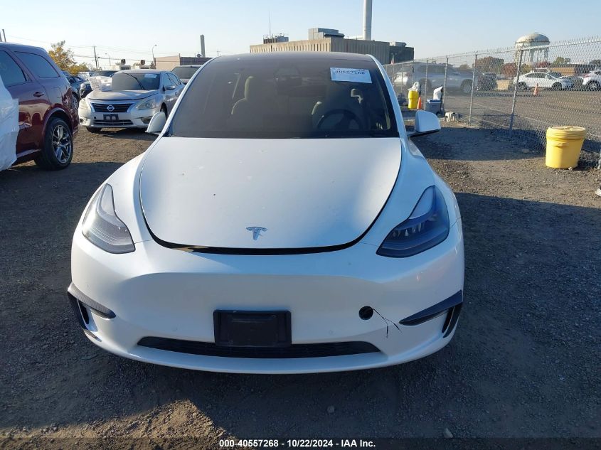 2021 Tesla Model Y Performance Dual Motor All-Wheel Drive VIN: 5YJYGDEF1MF209421 Lot: 40557268