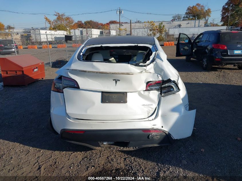 2021 Tesla Model Y Performance Dual Motor All-Wheel Drive VIN: 5YJYGDEF1MF209421 Lot: 40557268