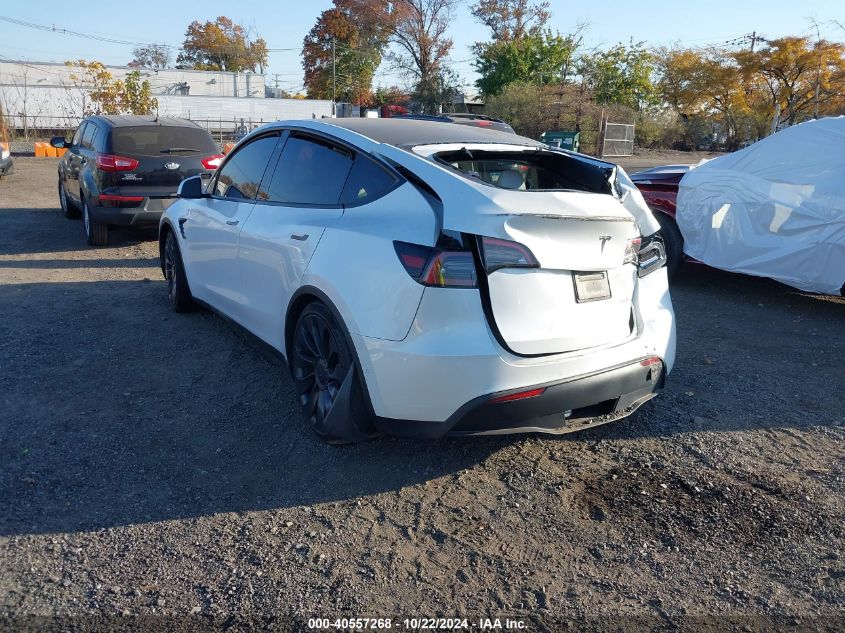 2021 Tesla Model Y Performance Dual Motor All-Wheel Drive VIN: 5YJYGDEF1MF209421 Lot: 40557268