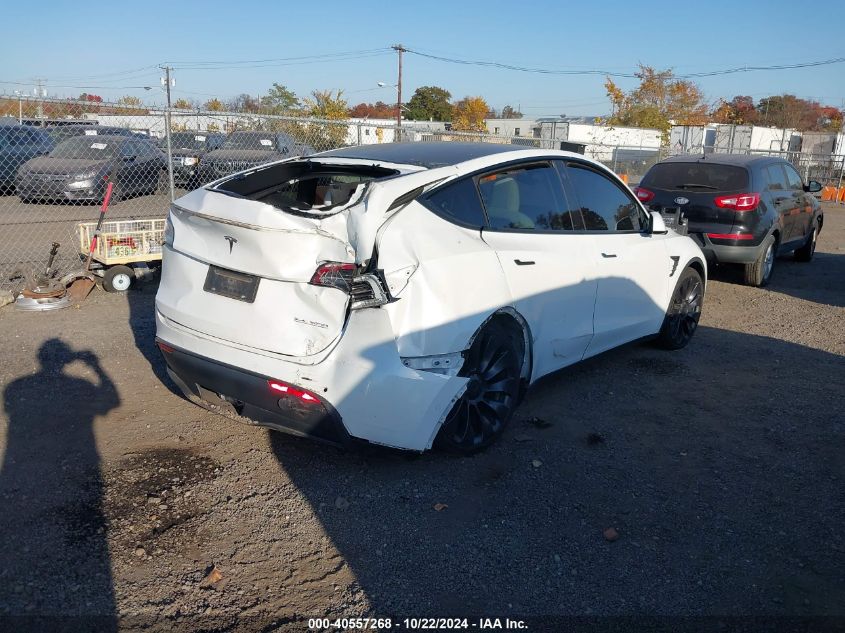 2021 Tesla Model Y Performance Dual Motor All-Wheel Drive VIN: 5YJYGDEF1MF209421 Lot: 40557268