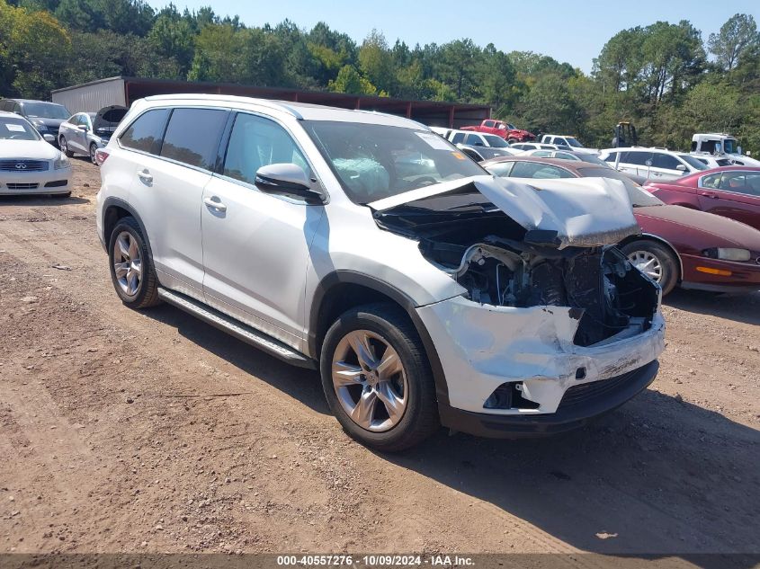 2015 TOYOTA HIGHLANDER LIMITED V6 - 5TDYKRFHXFS050103