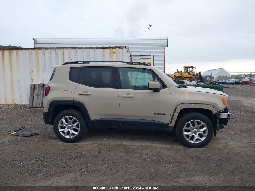 2016 Jeep Renegade Latitude VIN: ZACCJBBT2GPE00210 Lot: 40557428