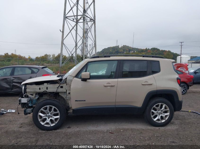 2016 Jeep Renegade Latitude VIN: ZACCJBBT2GPE00210 Lot: 40557428