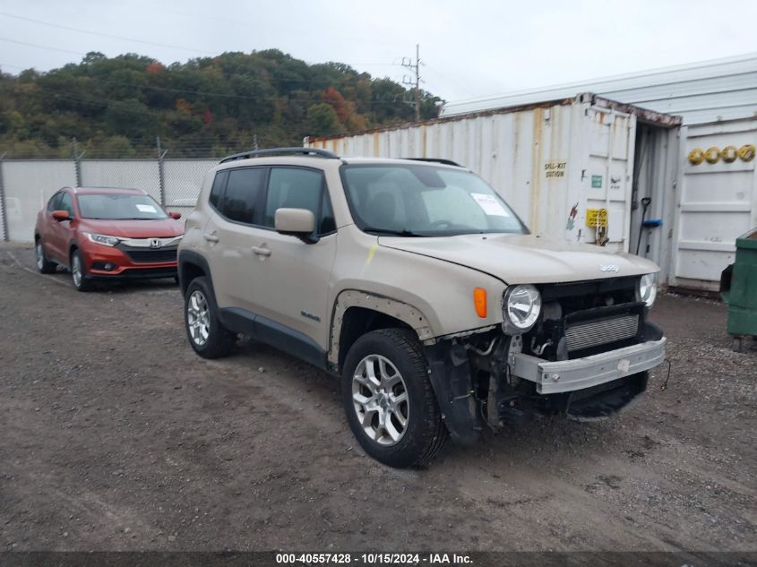 2016 Jeep Renegade Latitude VIN: ZACCJBBT2GPE00210 Lot: 40557428