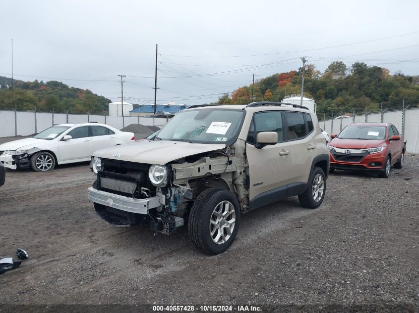 2016 Jeep Renegade Latitude VIN: ZACCJBBT2GPE00210 Lot: 40557428