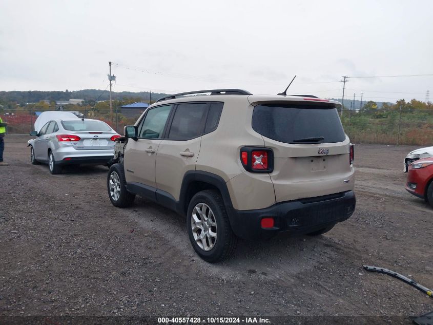 2016 Jeep Renegade Latitude VIN: ZACCJBBT2GPE00210 Lot: 40557428