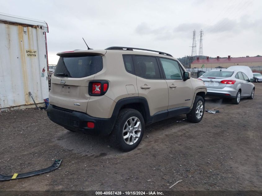 2016 Jeep Renegade Latitude VIN: ZACCJBBT2GPE00210 Lot: 40557428