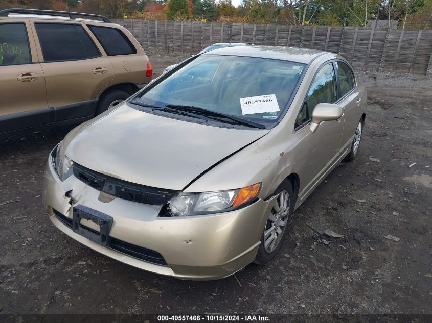 2008 Honda Civic Lx VIN: 1HGFA16508L000821 Lot: 40557466