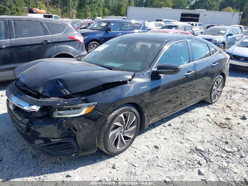 2019 Honda Insight Touring VIN: 19XZE4F91KE019754 Lot: 40557479