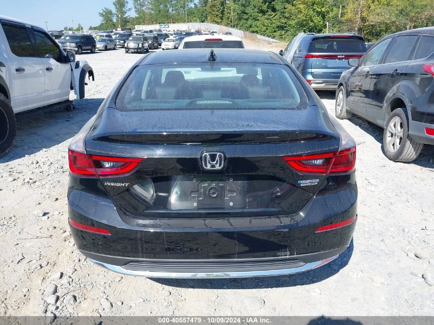 2019 Honda Insight Touring VIN: 19XZE4F91KE019754 Lot: 40557479