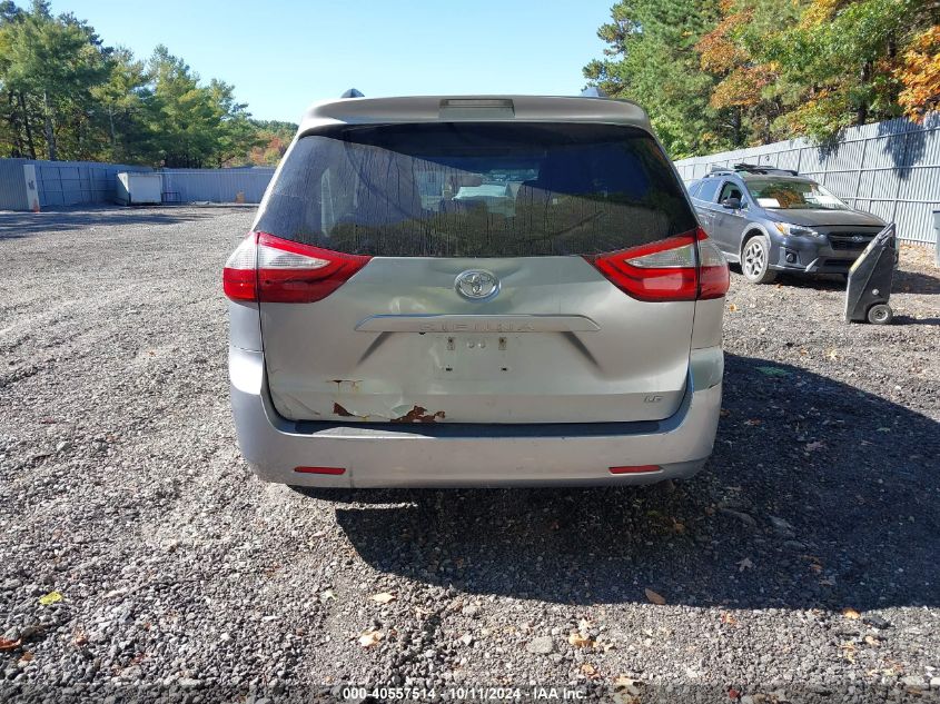 5TDKK3DC3GS705181 2016 Toyota Sienna Le 8 Passenger