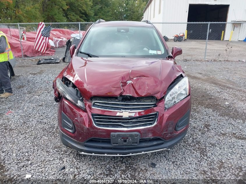 2016 Chevrolet Trax Lt VIN: 3GNCJPSB5GL212107 Lot: 40557527