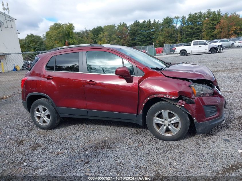 2016 Chevrolet Trax Lt VIN: 3GNCJPSB5GL212107 Lot: 40557527