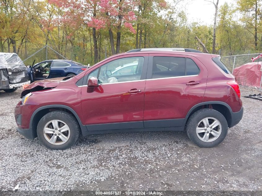 2016 Chevrolet Trax Lt VIN: 3GNCJPSB5GL212107 Lot: 40557527