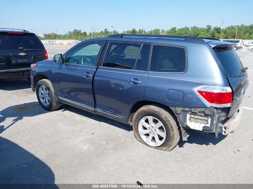 5TDZA3EHXDS034003 2013 Toyota Highlander Base Plus