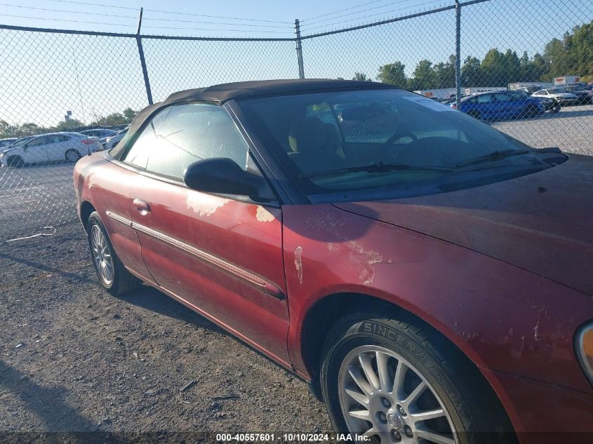 2006 Chrysler Sebring Touring VIN: 1C3EL55R96N115942 Lot: 40557601