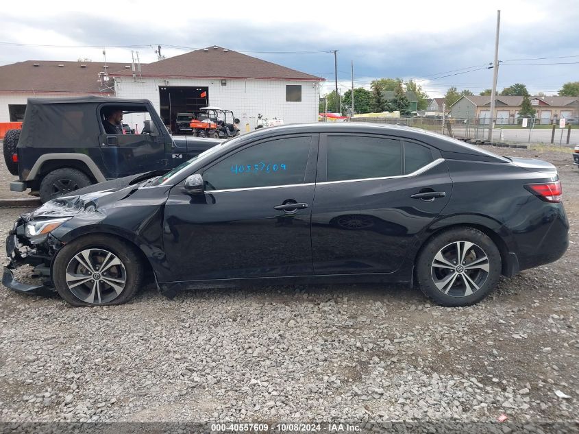 2020 Nissan Sentra Sv Xtronic Cvt VIN: 3N1AB8CV1LY285664 Lot: 40557609