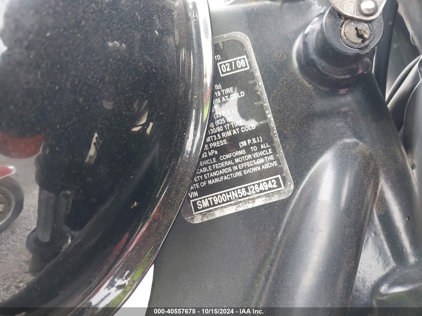 2006 TRIUMPH MOTORCYCLE BONNEVILLE - SMT900HN56J264942