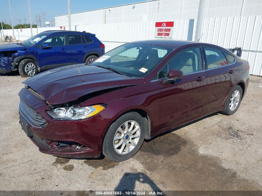 2017 FORD FUSION S - 3FA6P0G71HR349632