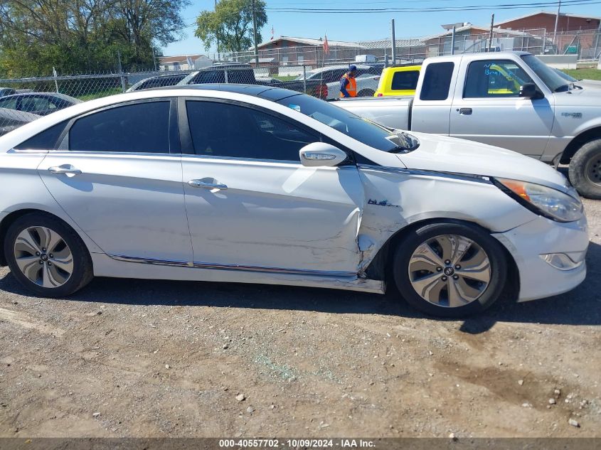 KMHEC4A45EA105488 2014 Hyundai Sonata Hybrid Limited