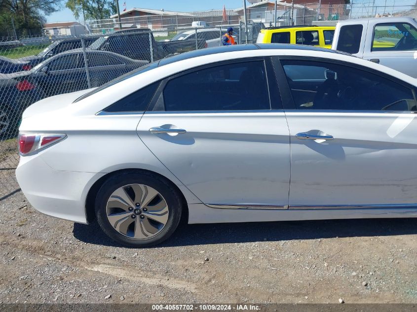 KMHEC4A45EA105488 2014 Hyundai Sonata Hybrid Limited