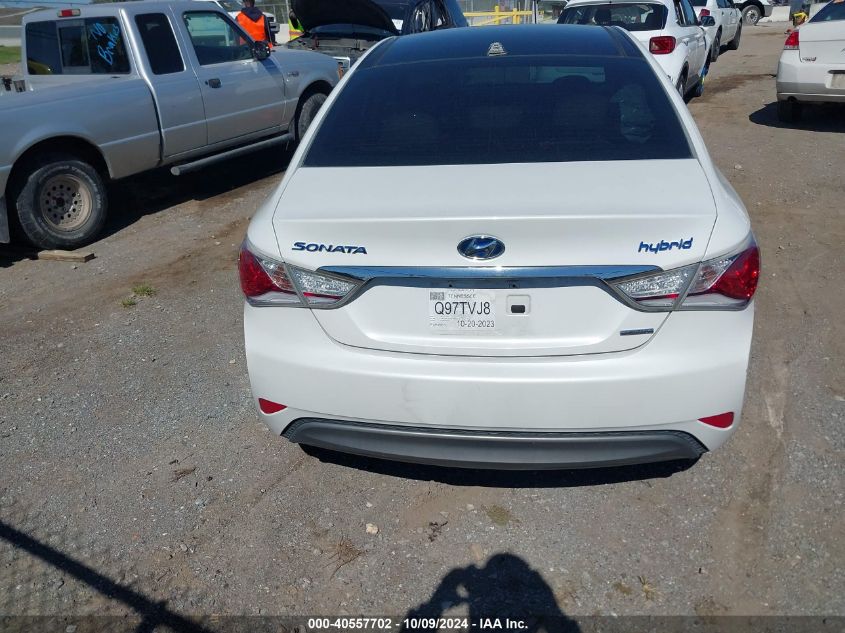 KMHEC4A45EA105488 2014 Hyundai Sonata Hybrid Limited