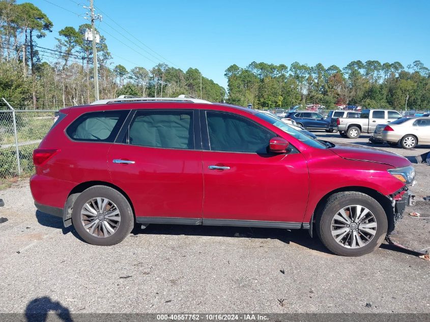 2017 Nissan Pathfinder Sv VIN: 5N1DR2MN5HC628568 Lot: 40557752