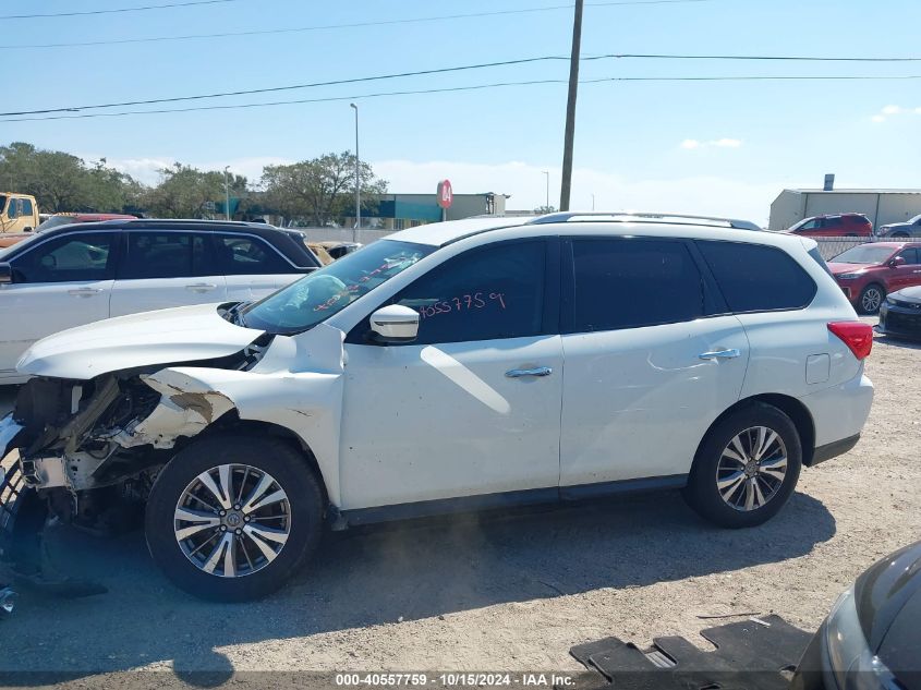 2019 Nissan Pathfinder Sv VIN: 5N1DR2MM1KC581053 Lot: 40557759