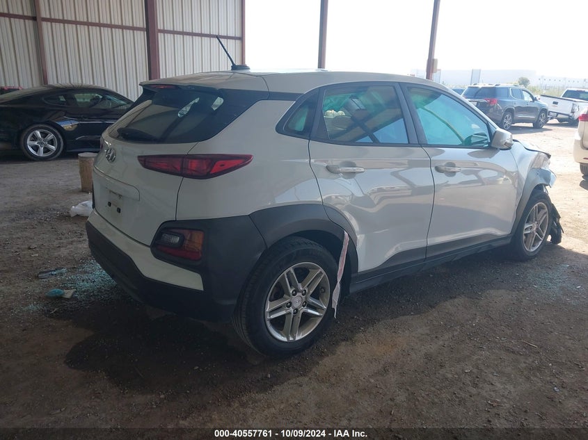 Vin: km8k12aa7ku271959, lot: 41046569, hyundai kona se 20194