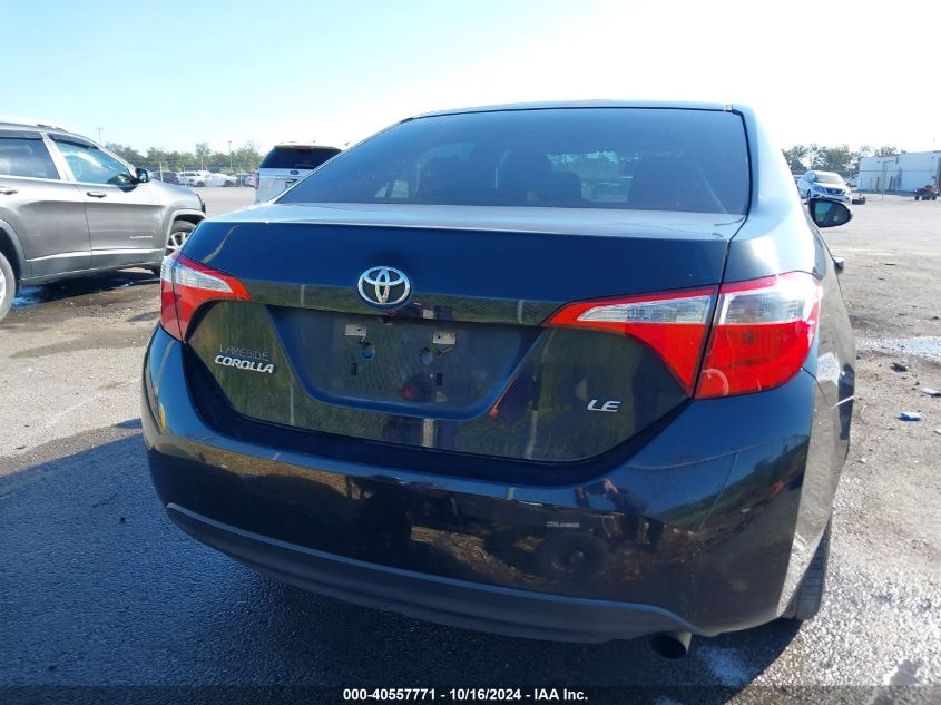 2016 Toyota Corolla Le VIN: 5YFBURHE8GP539032 Lot: 40557771