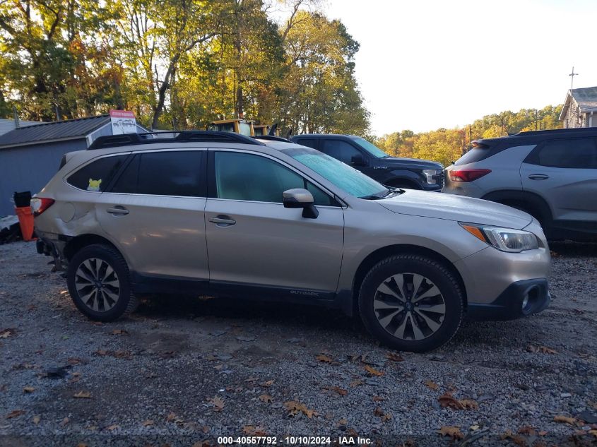 2016 Subaru Outback 3.6R Limited VIN: 4S4BSENC7G3333366 Lot: 40557792