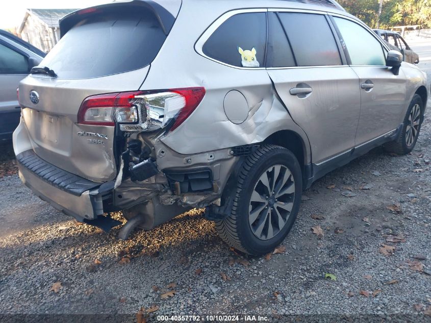 2016 Subaru Outback 3.6R Limited VIN: 4S4BSENC7G3333366 Lot: 40557792