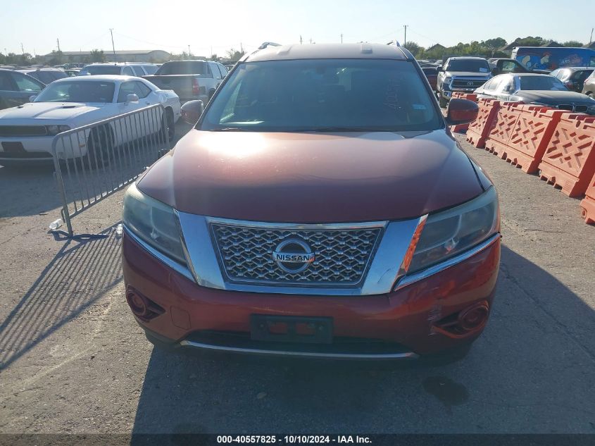 2014 Nissan Pathfinder Sv VIN: 5N1AR2MN1EC696333 Lot: 40557825