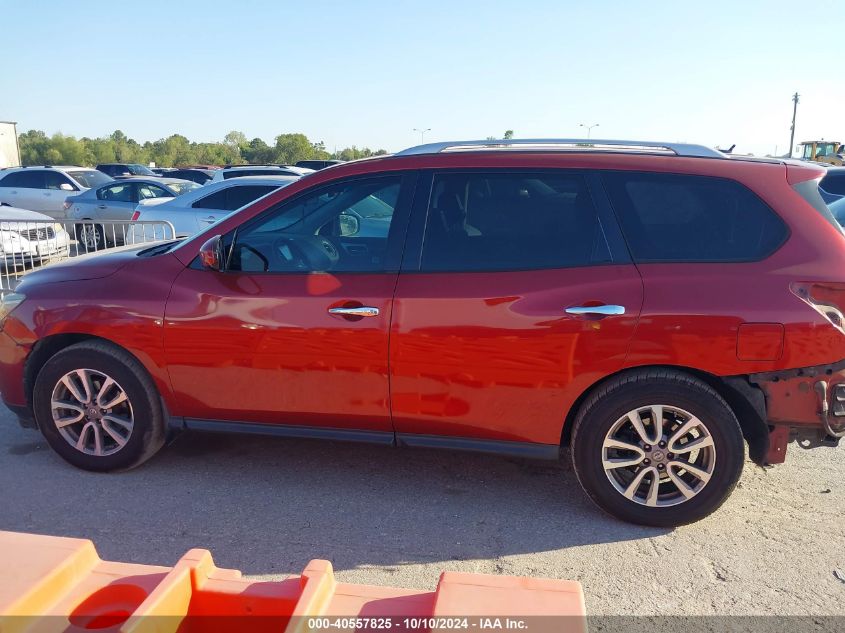 2014 Nissan Pathfinder Sv VIN: 5N1AR2MN1EC696333 Lot: 40557825