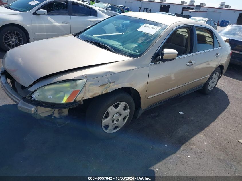 1HGCM56445A034843 2005 Honda Accord 2.4 Lx