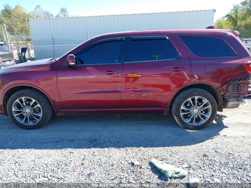 2019 Dodge Durango Gt Plus Awd VIN: 1C4RDJDG7KC780279 Lot: 40557997