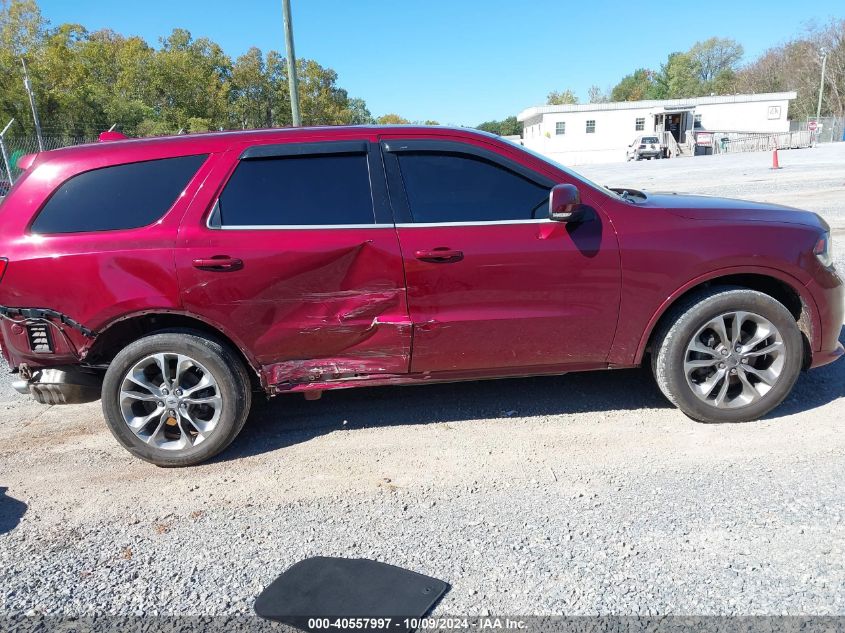 2019 Dodge Durango Gt Plus Awd VIN: 1C4RDJDG7KC780279 Lot: 40557997