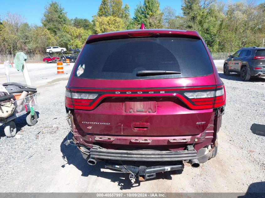 2019 Dodge Durango Gt Plus Awd VIN: 1C4RDJDG7KC780279 Lot: 40557997