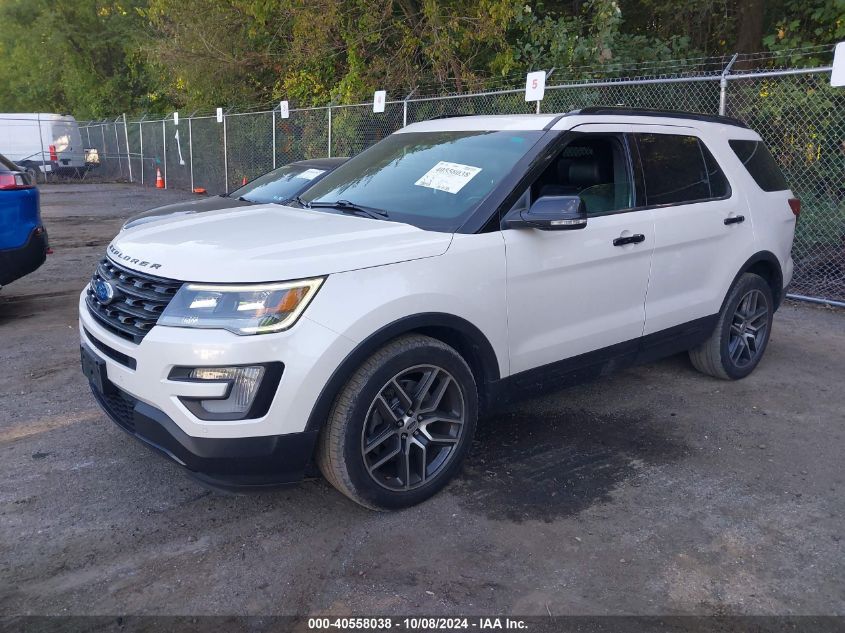 1FM5K8GT9HGB60312 2017 FORD EXPLORER - Image 2