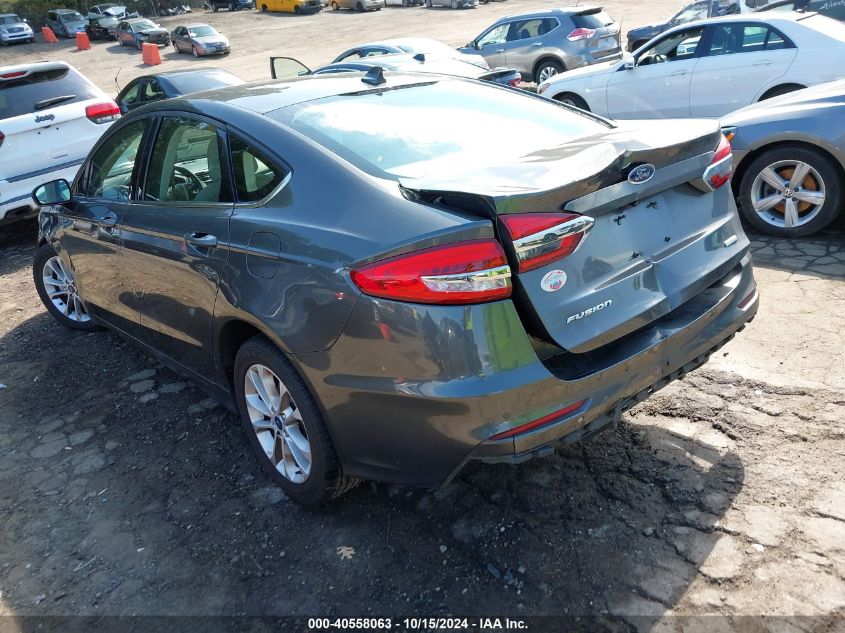 VIN 3FA6P0HD0LR222349 2020 Ford Fusion, SE no.3