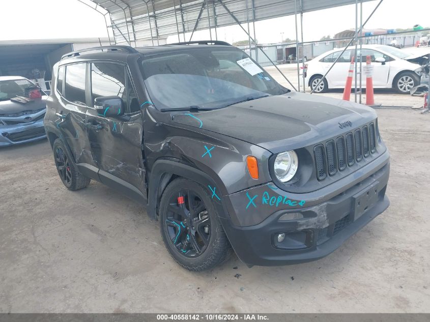 2018 Jeep Renegade Altitude Fwd VIN: ZACCJABB4JPJ72488 Lot: 40558142