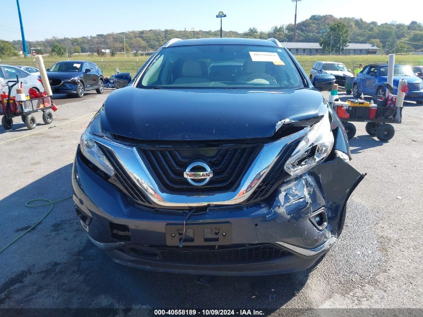 5N1AZ2MG6JN184826 2018 Nissan Murano Platinum