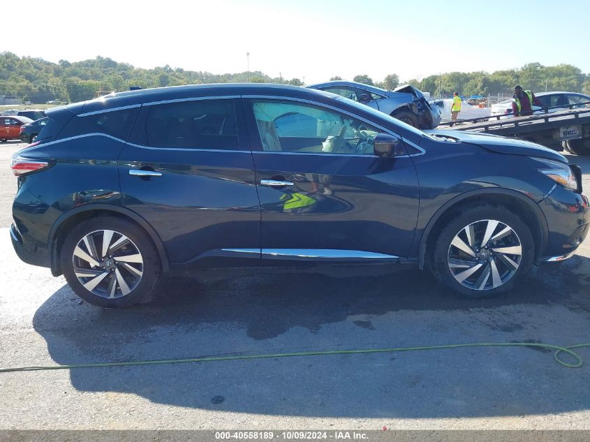 5N1AZ2MG6JN184826 2018 Nissan Murano Platinum